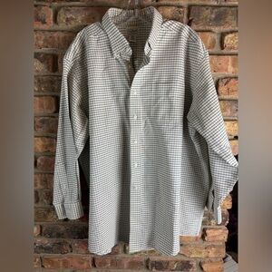 LL Bean Men's Traditional Fit Long-Sleeved Button-Down‎ Shirt Size 18-33